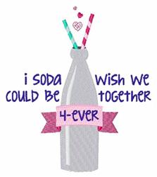 Together 4-Ever - 5x7 heart detailed machine embroidery design for Clutch Bags