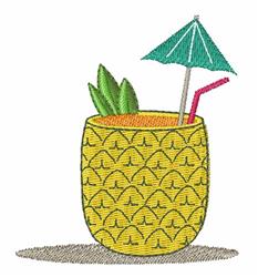 drink beginner-friendly machine embroidery - Tropical Drink for Summer Apparel