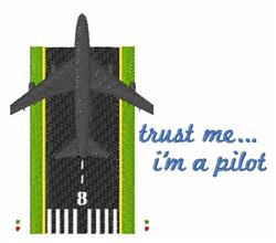 detailed trust machine embroidery pattern - Trust Me perfect for reusable tote bags