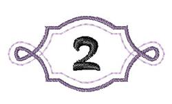 Twisted Monogram Font 2 - 4x4 font quick stitch embroidery design for kitchen aprons