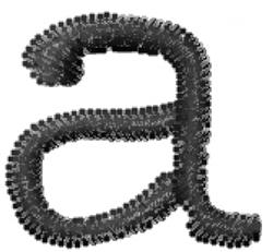 Typewriter Lowercase a
