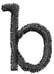 Typewriter Lowercase b