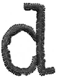 Typewriter Lowercase d
