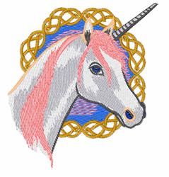 detailed unicorn machine embroidery pattern - Unicorn for decorative wall hangings
