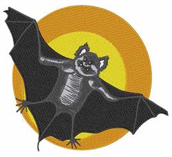 Vampire Bat - bat detailed machine embroidery design for decorative wall hangings