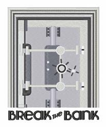 door detailed machine digital embroidery - Vault Door perfect for door hangers