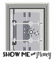 Vault Door - 5x7 door detailed machine embroidery design perfect for office decor