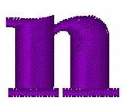 Violet Lowercase N