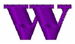Violet Lowercase W