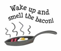 wake detailed machine digital embroidery - Wake Up perfect for decorative pillow covers