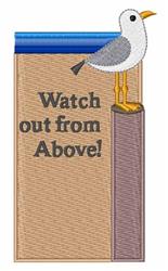 detailed bird machine embroidery pattern - Watch Out perfect for Summer Apparel