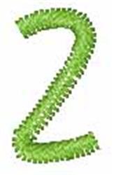 quick stitch curl machine embroidery pattern - Watermelon Curl 2 for Party Invitations