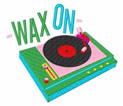 wax detailed machine digital embroidery - Wax On perfect for Baby Bibs