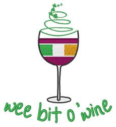 shamrock beginner-friendly machine embroidery - Wee Bit O Wine for Memorial Items