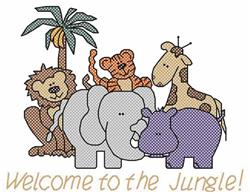 detailed tiger machine digital embroidery pattern - Welcome perfect for kitchen aprons