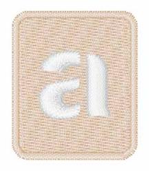 stencil quick stitch machine embroidery - White Stencil a for Decorative Patches