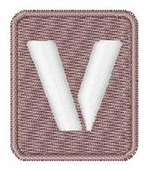 quick stitch stencil machine embroidery pattern - White Stencil V for Jacket Back