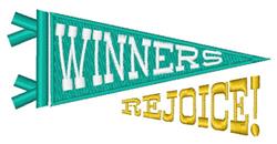 rejoice beginner-friendly machine embroidery - Winners Rejoice for School Spirit Items