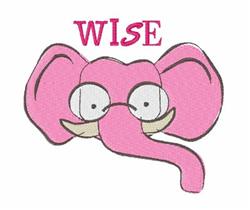 detailed elephant machine embroidery pattern - Wise Elephant perfect for kitchen aprons