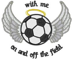 angel detailed machine embroidery - With Me perfect for decorative pillow covers