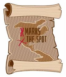 X Marks Spot - 5x7 spot detailed machine embroidery design for patchwork quilt blocks