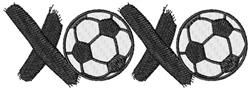 detailed xoxo machine digital embroidery pattern - XOXO perfect for kitchen aprons