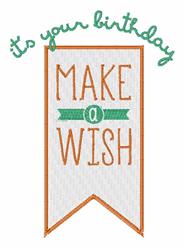 birthday detailed machine embroidery - Your Birthday perfect for Party Banners