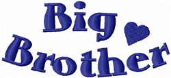 Big Brother Embroidery Design | EmbroideryDesigns.com