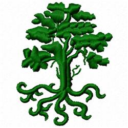 quick stitch tree machine embroidery pattern - Celtic Tree perfect for Eco Bags
