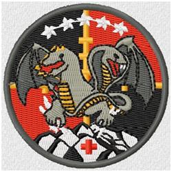 patch detailed machine embroidery - HMLA 167 Patch perfect for patchwork quilt blocks