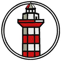 detailed lighthouse machine embroidery pattern - Lighthouse perfect for kitchen aprons