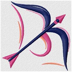beginner-friendly logo machine embroidery pattern - Plan B Logo for reusable tote bags