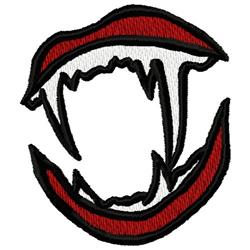 Vampire Teeth - 4x4 teeth beginner-friendly embroidery design for reusable tote bags
