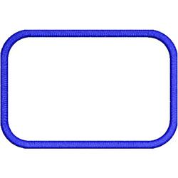 beginner-friendly rectangle applique machine embroidery pattern - Applique Rectangle for Labeling