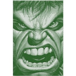 The Hulk Embroidery Design | EmbroideryDesigns.com