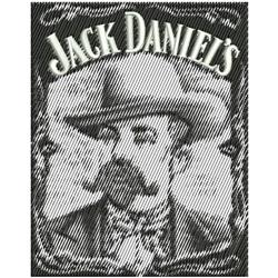 daniel detailed machine embroidery - JACK DANIELS perfect for decorative pillow covers