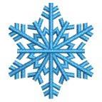 SNOWFLAKE - 4x4 snowflake beginner-friendly embroidery design for patchwork quilt blocks
