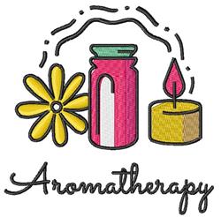 Vibrant pink aromatherapy bottle with a cheerful yellow flower and a bright yellow candle, perfect for playful decor.