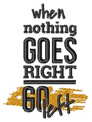 Bold motivational text phrase in black with playful typography on a gold background, featuring varied font sizes.