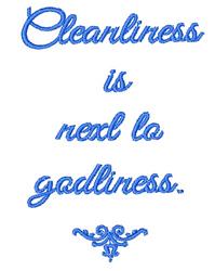 Cleanliness