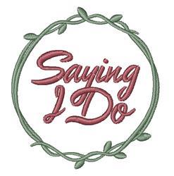 beginner-friendly leaf machine embroidery pattern - Saying I Do for festive table runners
