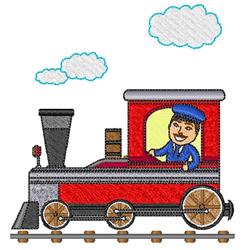 Train Engine & Conductor