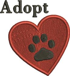 Adopt Pets - 5x7 puppy dog detailed machine embroidery design for reusable tote bags