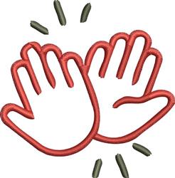 quick stitch icon machine embroidery pattern - Applause Icon for Greeting Cards