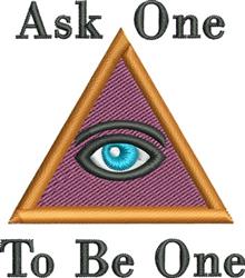 beginner-friendly one machine embroidery pattern - Ask One perfect for kitchen aprons
