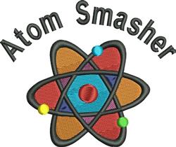 detailed smasher machine embroidery pattern - Atom Smasher for School Projects