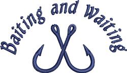 quick stitch waiting machine embroidery pattern - Baiting Waiting for kitchen aprons