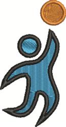 player beginner-friendly machine embroidery - Ball Player for decorative pillow covers