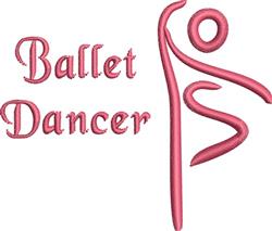 quick stitch dancer machine embroidery pattern - Ballet Dancer for Theater Costume