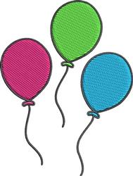 balloon beginner-friendly machine embroidery - Balloons perfect for Gift Wrapping